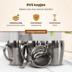Lupine Beker RVS Dubbelwandig 200ml Lang Warm Set Van 2 Kopjes Mooie Set Bekers Van Roestvrij Staal -Home-Keuken 1200x1200 1154