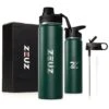 ZEUZ® Premium RVS Thermosfles & Drinkfles – Waterfles Met Rietje - BPA Vrij – 700 Ml - Mat Groen 1 ZEUZ® Premium RVS Thermosfles & Drinkfles – Waterfles Met Rietje - BPA Vrij – 700 Ml - Mat Groen -Home-Keuken 1200x1200 1263