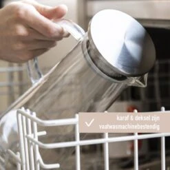 MÊZON® Schenkkan - Glazen Waterkan - Waterkaraf Voor Fruitwater - Multifunctionele Decanteer Karaf - Kan Met Deksel - 1.5L Capaciteit 12 MÊZON® Schenkkan - Glazen Waterkan - Waterkaraf Voor Fruitwater - Multifunctionele Decanteer Karaf - Kan Met Deksel - 1.5L Capaciteit -Home-Keuken 1200x1200 1297