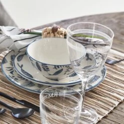 Riviera Maison Bord, Ontbijtbord, Servies, Tafeldecoratie Voor Eetkamer, Keuken - First Catch Breakfast Plate - Blauw - Keramiek - 1 Stuk -Home-Keuken 1200x1200 1304