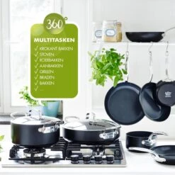 GreenPan Barcelona Infinity Pro Wokpan 28cm - Zwart - Inductie - PFAS-vrij 30 GreenPan Barcelona Infinity Pro Wokpan 28cm - Zwart - Inductie - PFAS-vrij -Home-Keuken 1200x1200 136
