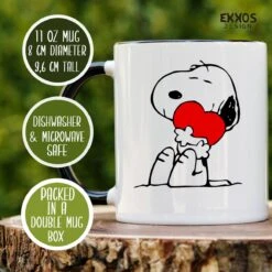 Snoopy Cute Mok - Snoopy Producten - Vrouwen Cadeautje - Valentijn Cadeautjes Voor Haar - Verjaardag Cadeau Man - Valentijn Cadeu Man - Mokken - Theeglazen - Koffiekopjes -Home-Keuken 1200x1200 1384