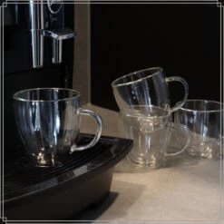 OTIX Dubbelwandige Koffieglazen - Koffiekopjes - 180 Ml - Set Van 4 - Transparant - Latte Macchiato Glazen -Home-Keuken 1200x1200 1402