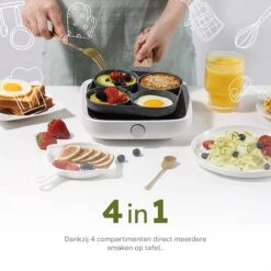 Merkloos Pancake Pan - Omeletpan - Eierpan - Anti Aanbaklaag - PFAS Vrij - Pancake Maker - Geschikt Voor Alle Warmtebronnen - Inductie Pannen -Home-Keuken 1200x1200 253