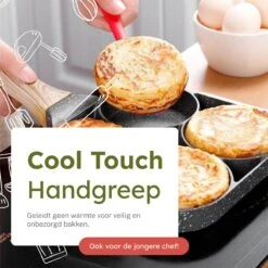 Merkloos Pancake Pan - Omeletpan - Eierpan - Anti Aanbaklaag - PFAS Vrij - Pancake Maker - Geschikt Voor Alle Warmtebronnen - Inductie Pannen -Home-Keuken 1200x1200 254