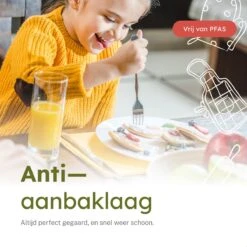 Merkloos Pancake Pan - Omeletpan - Eierpan - Anti Aanbaklaag - PFAS Vrij - Pancake Maker - Geschikt Voor Alle Warmtebronnen - Inductie Pannen -Home-Keuken 1200x1200 256