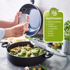 Greenpan Torino Keramische Hapjespan - 28 Cm - Met Glazen Deksel 24 Greenpan Torino Keramische Hapjespan - 28 Cm - Met Glazen Deksel -Home-Keuken 1200x1200 282