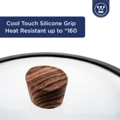 Westinghouse Hapjespan Inductie - Ø 32 Cm - Zwart Marmer - Speciale Editie - Met Deksel -Home-Keuken 1200x1200 306