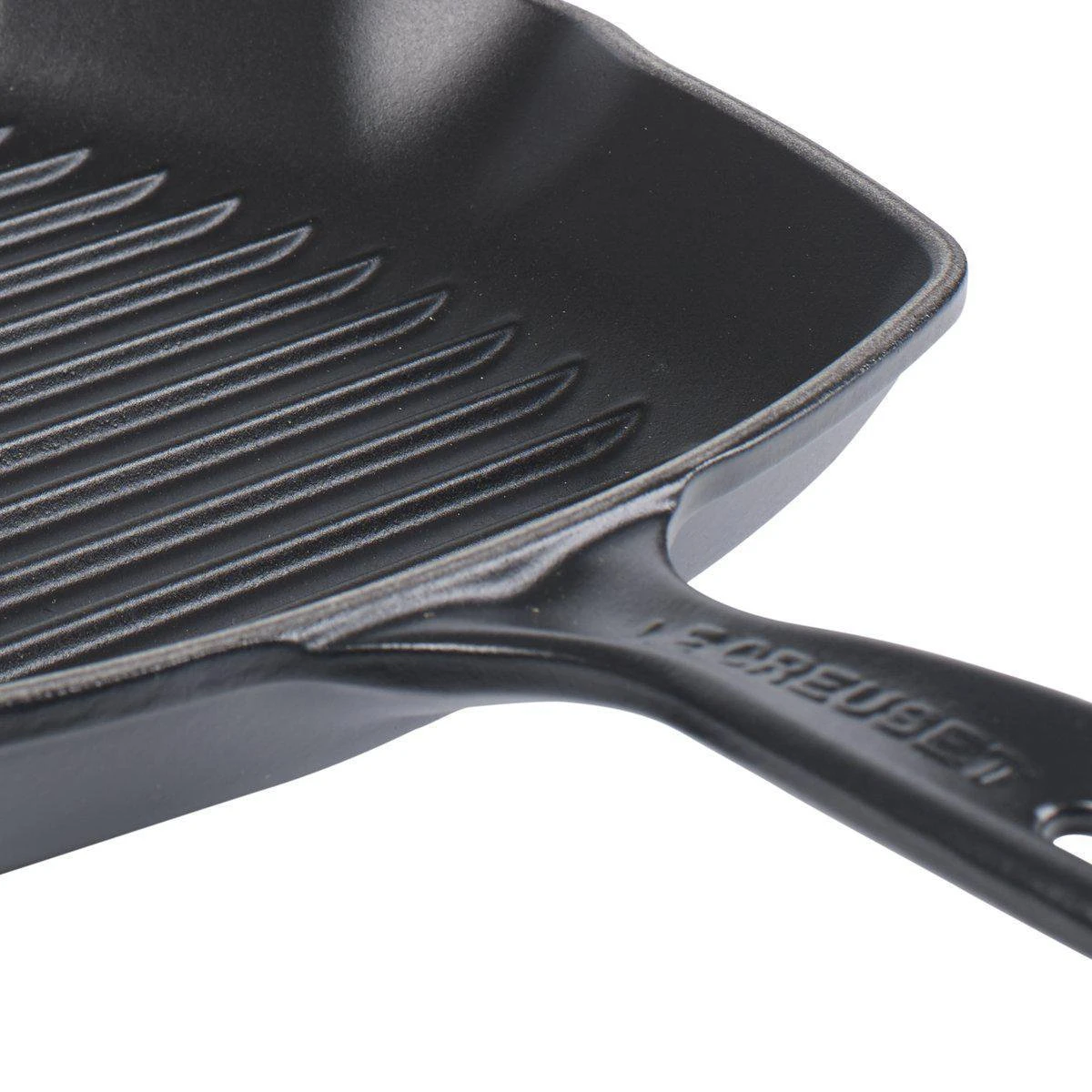 Le Creuset Gietijzeren Vierkante Grillpan - 26cm - Mat Zwart 7 Le Creuset Gietijzeren Vierkante Grillpan - 26cm - Mat Zwart - Afbeelding 5