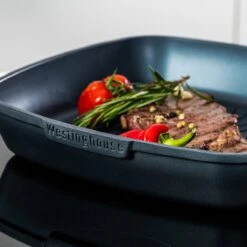 Westinghouse Performance Series - Grillpan Inductie 28cm - Luxe Grillpan - Blauw - Steakpan - Geschikt Voor Alle Warmtebronnen Inclusief Inductie En Ovenbestendig -Home-Keuken 1200x1200 367