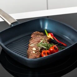 Westinghouse Performance Series - Grillpan Inductie 28cm - Luxe Grillpan - Blauw - Steakpan - Geschikt Voor Alle Warmtebronnen Inclusief Inductie En Ovenbestendig -Home-Keuken 1200x1200 368