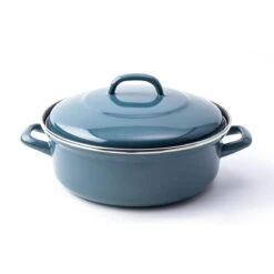 BK Fortalit Braadpan Ø 28 Cm - Blauw - Emaille - Inductie -Home-Keuken 1200x1200 407