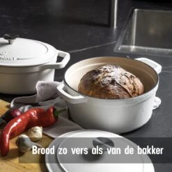 Daumonet Carême Blanc Gietijzeren Braadpan - Sudderpan Wit - Rond - Ø 26 Cm - 4,4 Liter - 100% PFAS & PFOA Vrij - Emaille - Geschikt Voor Alle Warmtebronnen - Elektrisch - Gas - Halogeen - Inductie - Keramisch - Vaatwasserbestendig 13 Daumonet Carême Blanc Gietijzeren Braadpan - Sudderpan Wit - Rond - Ø 26 Cm - 4,4 Liter - 100% PFAS & PFOA Vrij - Emaille - Geschikt Voor Alle Warmtebronnen - Elektrisch - Gas - Halogeen - Inductie - Keramisch - Vaatwasserbestendig -Home-Keuken 1200x1200 429