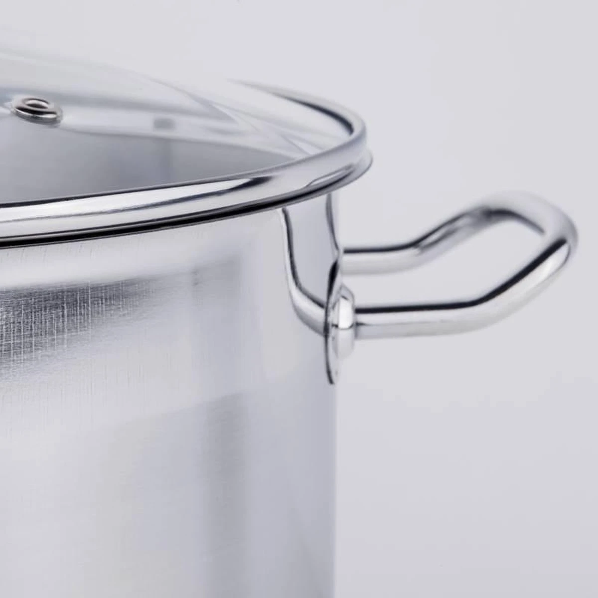 Haushalt Soeppan Met Glazen Deksel - 10 Liter- RVS 13 Haushalt Soeppan Met Glazen Deksel - 10 Liter- RVS - Afbeelding 11