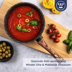 Westinghouse Steelpan Inductie - Ø 20 Cm - Zwart Marmer - Speciale Editie -Home-Keuken 1200x1200 550