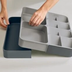 Joseph Joseph Bestek Organizer Uitschuifbaar - Grijs - Sorteervakken & Uitschuifbaar -Home-Keuken 1200x1200 581