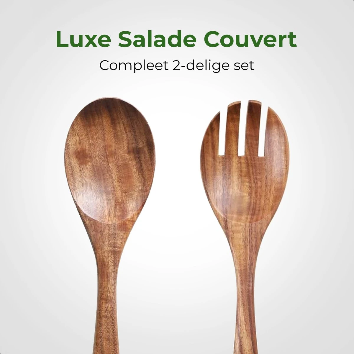 Dayshake Olijfhouten Slabestek 2-delig - Luxe Slacouvert - Duurzaam Salade Bestek - Saladebestek - Vaatwasserbestendig 5 Dayshake Olijfhouten Slabestek 2-delig - Luxe Slacouvert - Duurzaam Salade Bestek - Saladebestek - Vaatwasserbestendig - Afbeelding 3