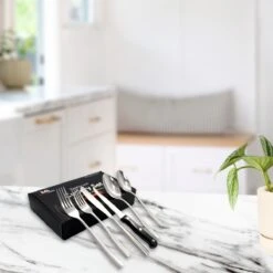 Master Knives 6 Persoons Bestekset (36-delig) - Lepels, Messen, Vorken & Steakmessen - Vaatwasserbestendig - Zilver / RVS 20 Master Knives 6 Persoons Bestekset (36-delig) - Lepels, Messen, Vorken & Steakmessen - Vaatwasserbestendig - Zilver / RVS -Home-Keuken 1200x1200 691