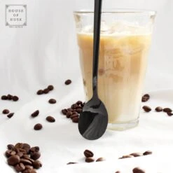 House Of Husk Latte Macchiato Lepels Set - Lange Theelepels - Koffielepels - Longdrinklepels - Sorbetlepels - Barlepel - RVS - 6 Stuks - 20CM - Zwart 15 House Of Husk Latte Macchiato Lepels Set - Lange Theelepels - Koffielepels - Longdrinklepels - Sorbetlepels - Barlepel - RVS - 6 Stuks - 20CM - Zwart -Home-Keuken 1200x1200 755