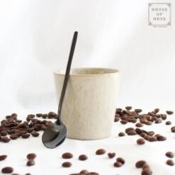 House Of Husk® Theelepels Set - Theelepeltjes - Koffielepels - Koffielepeltjes - RVS - 13cm - 12 Stuks - Zwart -Home-Keuken 1200x1200 800