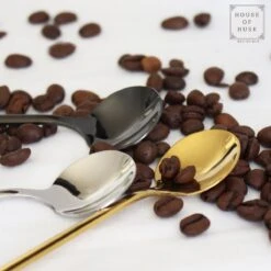 House Of Husk® Theelepels Set - Theelepeltjes - Koffielepels - Koffielepeltjes - RVS - 13cm - 12 Stuks - Zwart -Home-Keuken 1200x1200 801