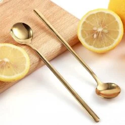 House Of Husk® Lange Theelepels Set - Latte Macchiato Lepels - Koffielepels - Theelepeltjes - RVS - 17cm - 6 Stuks - Goud 10 House Of Husk® Lange Theelepels Set - Latte Macchiato Lepels - Koffielepels - Theelepeltjes - RVS - 17cm - 6 Stuks - Goud -Home-Keuken 1200x1200 811