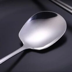 House Of Husk® Opscheplepel Set - Zilver - Serveerlepel - Groetelepel - Aardappellepel - 21cm - RVS - 4 Stuks -Home-Keuken 1200x1200 816