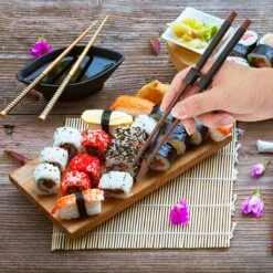 Merkloos 5 Stuks Handige Eetstokjes Houder - Sushi Servies - Herbruikbare Stokjes - Duurzaam - Chopstick Trainers Hulpstuk - Zwart Chopsticks Helper Kinderen 9 Merkloos 5 Stuks Handige Eetstokjes Houder - Sushi Servies - Herbruikbare Stokjes - Duurzaam - Chopstick Trainers Hulpstuk - Zwart Chopsticks Helper Kinderen -Home-Keuken 1200x1200 867