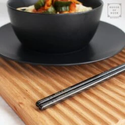 House Of Husk Chopsticks Set - Koreaanse Eetstokjes - Vaatwasserbestendig - RVS - 5 Paar - Zwart 14 House Of Husk Chopsticks Set - Koreaanse Eetstokjes - Vaatwasserbestendig - RVS - 5 Paar - Zwart -Home-Keuken 1200x1200 882