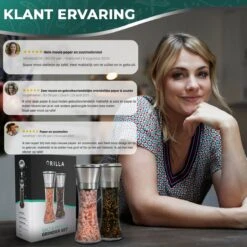 Peper En Zoutmolen Set - RVS Zout En Peperstel - Zoutvaatje En Pepermolen - 2 In 1 15 Peper En Zoutmolen Set - RVS Zout En Peperstel - Zoutvaatje En Pepermolen - 2 In 1 -Home-Keuken 1200x1200 924