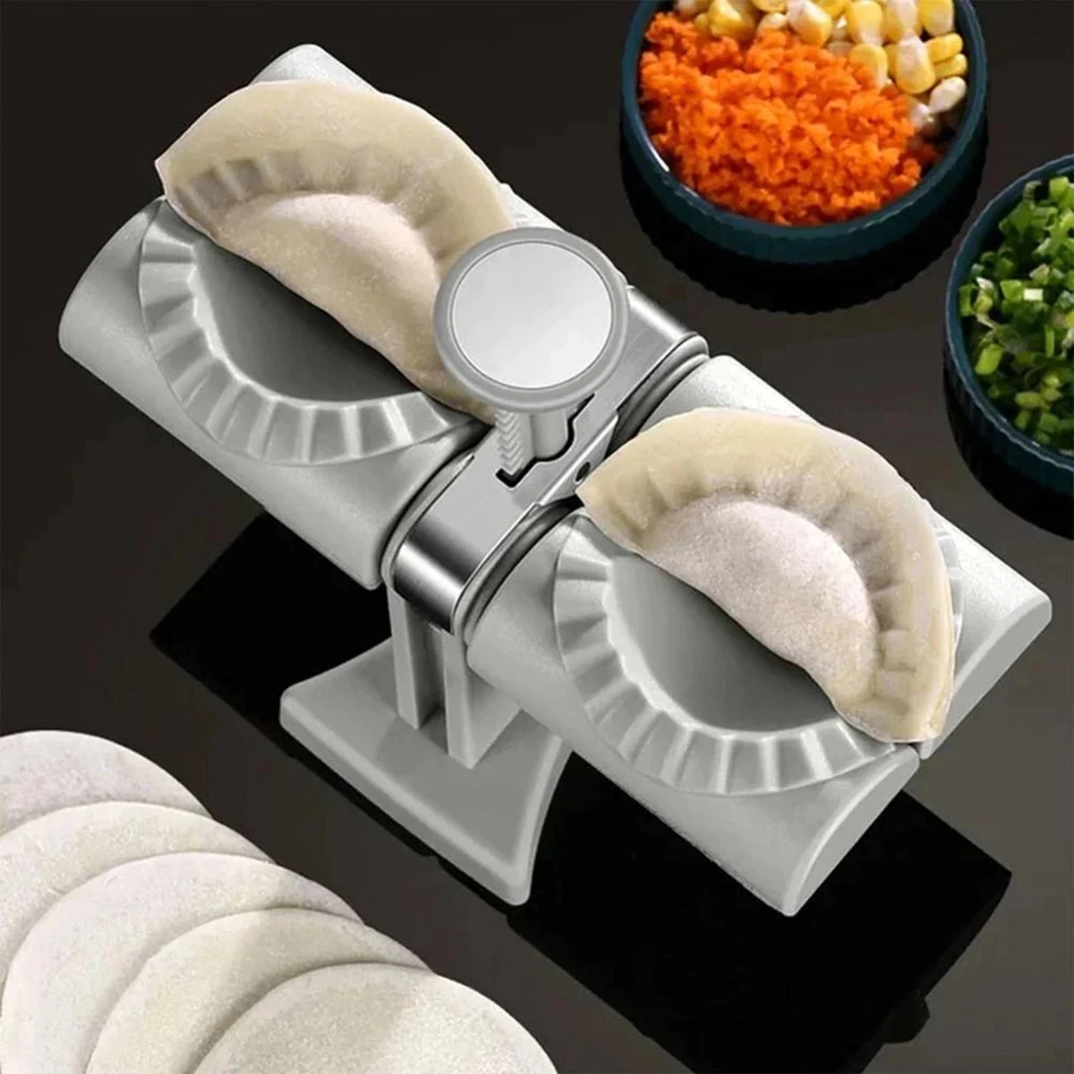 Dumpling Maker-Pastei Maker-set Voor 2 Dumpling 5 Dumpling Maker-Pastei Maker-set Voor 2 Dumpling - Afbeelding 3