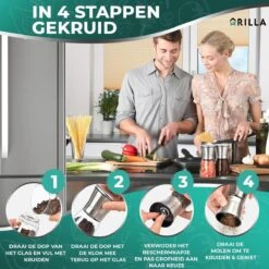 Peper En Zoutmolen Set - RVS Zout En Peperstel - Zoutvaatje En Pepermolen - 2 In 1 15 Peper En Zoutmolen Set - RVS Zout En Peperstel - Zoutvaatje En Pepermolen - 2 In 1 -Home-Keuken 1200x1200 977