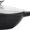 Luxe Swiss Wokpan - Ø 28 Cm - Marmeren Coating - Inductie - Met Glazen Deksel - Zwart 2 Luxe Swiss Wokpan - Ø 28 Cm - Marmeren Coating - Inductie - Met Glazen Deksel - Zwart -Home-Keuken 1200x424
