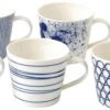 Royal Doulton Pacific - 6x Mok / Beker - Porselein - Wit / Blauw - 450 Ml - Set Van 6 Mokken -Home-Keuken 1200x495 2