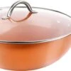 Swiss Pro+ - SP-WK28C - Aluminium Wokpan 28 Cm - Geschikt Voor Alle Warmtebronnen - Koper -Home-Keuken 1200x510