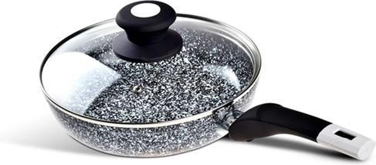 Edënbërg Stonetec Line - Hapjespan Keramisch - 20 Cm - 3-laags Antiaanbaklaag! 3 Edënbërg Stonetec Line - Hapjespan Keramisch - 20 Cm - 3-laags Antiaanbaklaag!