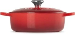Le Creuset - Gietijzeren - Lage Braadpan - 24cm - Kersenrood -Home-Keuken 1200x561