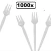 1000x Snackvork Met Tanding 13cm Wit - Vork Mes Eten Friet Snack Festival Feest Party 2 1000x Snackvork Met Tanding 13cm Wit - Vork Mes Eten Friet Snack Festival Feest Party -Home-Keuken 1200x573