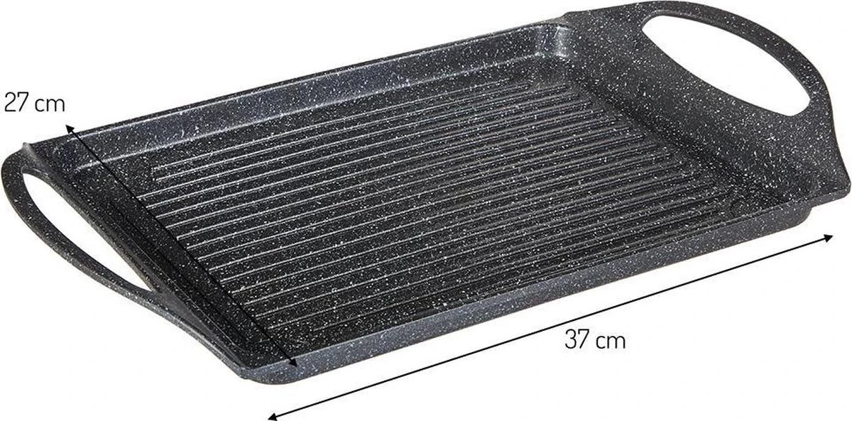 Merkloos Eazy Living Grillplaat Inductie Anthony 27 Cm X 37 Cm 4 Merkloos Eazy Living Grillplaat Inductie Anthony 27 Cm X 37 Cm - Afbeelding 2