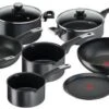 TEFAL YY4390FA Pannenset 10-delig ONBEPERKT - Antiaanbaklaag - Alle Kookplaten Inclusief Inductie - Krasbestendig - Thermo-Signal -Home-Keuken 1200x604