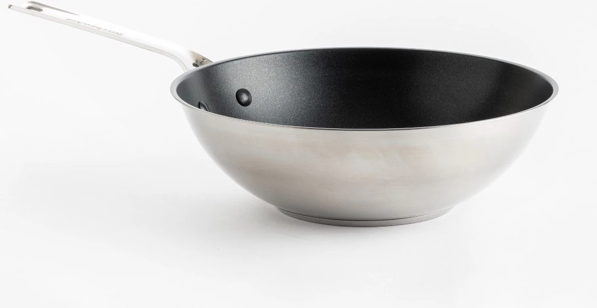 KitchenAid Stainless Steel Wok ø28cm - RVS - Inductie - Anti-aanbak 3 KitchenAid Stainless Steel Wok ø28cm - RVS - Inductie - Anti-aanbak