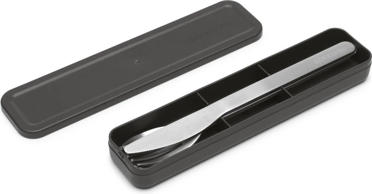 Brabantia Make & Take Bestekset - 3-delig - Dark Grey 7 Brabantia Make & Take Bestekset - 3-delig - Dark Grey - Afbeelding 5
