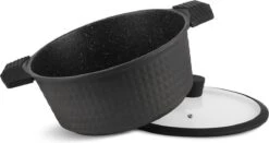 Edënbërg Gray Line - 15-delige Luxe Pannenset Van Gesmeed Aluminium -Home-Keuken 1200x635