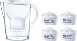 BRITA Waterfilterbundel Marella Cool White + 4 MAXTRA+ Filterpatronen -Home-Keuken 1200x649