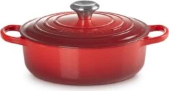 Le Creuset - Gietijzeren - Lage Braadpan - 24cm - Kersenrood -Home-Keuken 1200x653