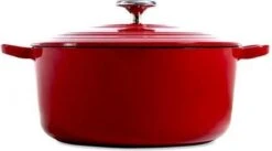 BK Bourgogne Braadpan Ø 24 Cm - Rood - Gietijzer - Inductie 18 BK Bourgogne Braadpan Ø 24 Cm - Rood - Gietijzer - Inductie -Home-Keuken 1200x666 5