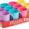 Merkloos 12x Gekleurde Drinkbekers/mokken Kunststof 350 Ml - Limonade Bekers - Campingservies/picknickservies -Home-Keuken 1200x676 1