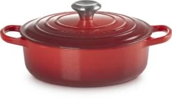 Le Creuset - Gietijzeren - Lage Braadpan - 24cm - Kersenrood -Home-Keuken 1200x695 3