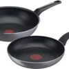 Tefal Easy Plus Pannenset - Koekenpan Ø 24 Cm + Wokpan Ø 28 Cm - Niet Geschikt Voor Inductie -Home-Keuken 1200x735