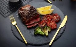 Cadeau 30-delige Gouden Zilverwerk Set Bestekset, Velaze 18/10 Roestvrijstalen Gebruiksvoorwerpen Service Voor 6 Personen Inclusief Dinerlepel, Diner Vork, Diner Mes, Dessertvork En Theelepel, Spiegel Gepolijst Ontwerp -Home-Keuken 1200x742 4